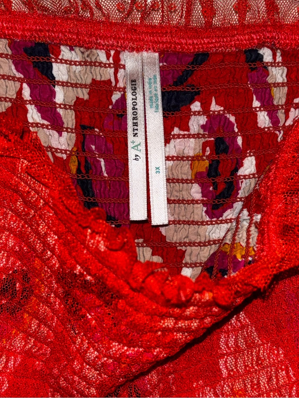 Anthropologie Tiered Tulle Maxi Dress 3X - Picture 8 of 9